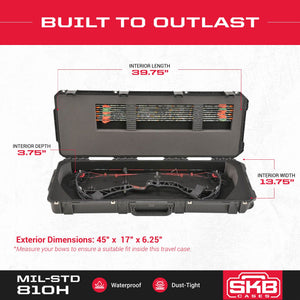 SKB Cases iSeries 4214 Hard Plastic Injection Molded Parallel Limb Bow Case