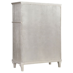 Katerina - 5 Drawer Chest With Hidden Drawer - Oak