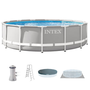 Intex 26719EH 14ft x 42in Prism Frame Above Ground Swimming Pool with Pump