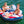 Intex Inflatable American Flag Double Tube Pool Float with Cooler & Cup Holders