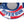 Intex American Flag 2 Person Pool Tube Float with Cooler Bundled with Air Pump