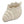 11.5x7x7' Sand and Cement Nautilus Shell Planter with Textured Beige Finish