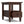 Warm Shaker - Narrow Side Table - Brown