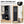Tall Bathroom Storage Cabinet With Glass Doors, Free-Standing, Two Drawers, And Adjustable Shelves, Board, Painted Perfect For Displaying Your Favorite Items