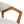 Indoor Upholstered Dining Armchair (Set of 2) - Beige / Teak