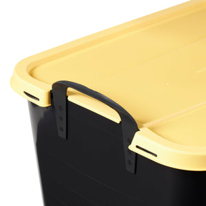 Life Story 55 Quart Stackable Storage Bin, Heavy Duty Lidded Container, 6 Pack