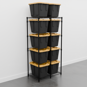 12 Gallon Storage Bin Rack with Bins