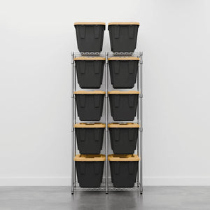 12 Gallon Storage Bin Rack