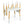 Kids Wooden Table and 2 Chairs Set-White