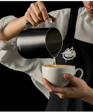 Phantom Precision Latte Art Pitcher – 600ml Narrow Spout for Advanced Patterns