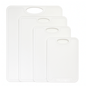 TRAPSKI Premium 1/2 Inch Thick HDPE Cutting Boards | Food-Grade Kitchen Prep Surface | Juice Grooves | Made in the USA - TRAPSKI