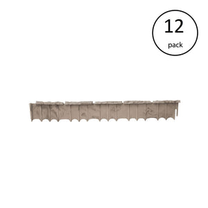 Suncast Quick Edge Resin Material 35 Inch Single Strip Lawn Edging (12 Pack)