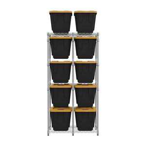12 Gallon Storage Bin Rack with Bins