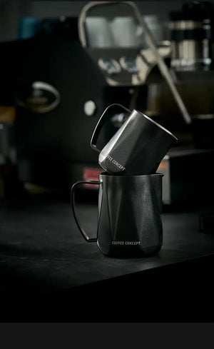Best Geometric Milk Pitcher for Latte Art - Diamond Faceted 350ml/600ml