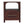 Solid Wood Arched Edge 1 Drawer Bedside