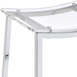 Staten - Backless Counter Stool (Set of 2) - Chrome