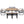 7 Pieces Outdoor Dining Set Patio Dining Table And Chair Set With And Removable Cushions For Patio