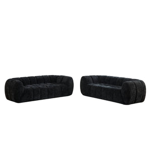 Modern Sofa With Piano Key Backrest