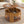Vibe Haus Farmhouse Round Lift Top Coffee Table with Hidden Storage