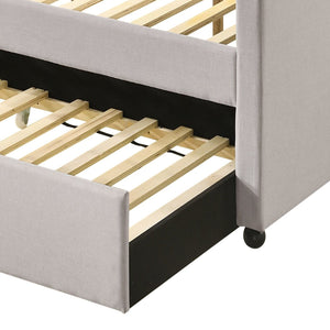 Lianna Fog Fabric Daybed with Trundle (Twin)