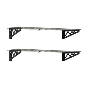 1' x 6' Wall Shelf (with Hooks)