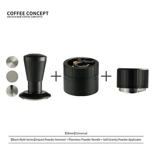 Black Myth Impact Tamper - 30LB Constant Force Spring Espresso Tamper Under $49