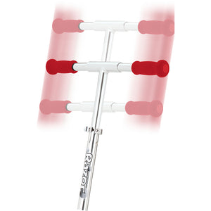 Razor A5 Lux Kids Folding Aluminum Portable Kick Push Scooter, Red