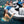 Intex 5 Seat Lounging Pool Float & 2 Seat Pool Tube Float w/ Cooler & Repair Kit