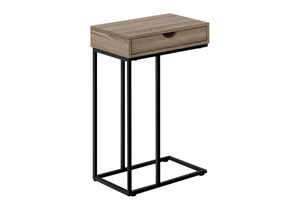 Accent Table, C-Shaped Contemporary & Modern Versatile Design