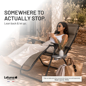 Lafuma LFM3123-7057 Futura Air Comfort XL Series Outdoor Relaxation Chair, Taupe
