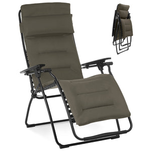 Lafuma LFM3123-7057 Futura Air Comfort XL Series Outdoor Relaxation Chair, Taupe