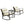 Metal 2 - Person Outdoor Patio Rocking Seating Group with Cushions