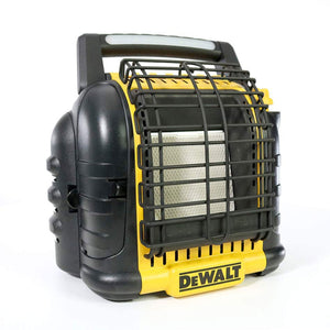 Dewalt 12,000 BTU Portable Cordless Heavy Duty Propane Radiant Heater, Black
