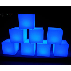 Main Access 16" Weatherproof Color Changing LED Cube Block Seat for Pool or Spa - TRAPSKI