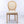 French Style Solid Wood Frame Antique Painting Fabric Rattan Back Dining Chair (Set of 2)