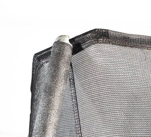 JumpKing 10 Foot Outdoor Trampoline  78sqft & Safety Net Enclosure, Blue JK10VC1