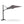 Round Cantilever Patio Umbrella With 360 Rotation & Infinite Tilt Adjustment