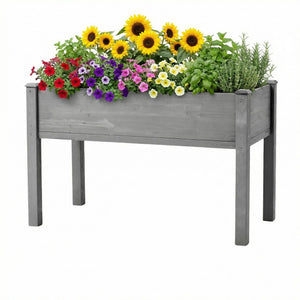 Elevated Raised Garden Bed For Outdoor