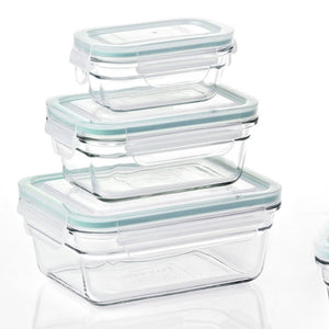 Glasslock Oven and Microwave Safe Glass Food Storage Containers 10 Piece Set
