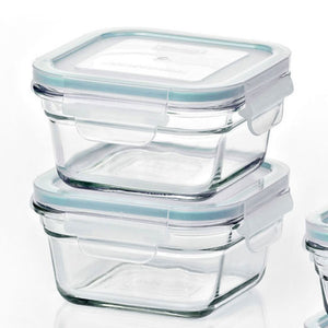 Glasslock Oven and Microwave Safe Glass Food Storage Containers 12 Piece Set - TRAPSKI