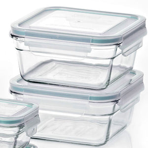 Glasslock Oven and Microwave Safe Glass Food Storage Containers 12 Piece Set - TRAPSKI