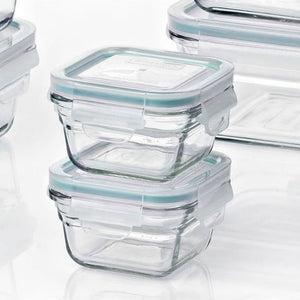 Glasslock Oven and Microwave Safe Glass Food Storage Containers 12 Piece Set - TRAPSKI