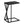 Accent Table C-Shaped - Contemporary Modern