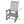 Wooden Oversized Porch Rocker Chair With Wide Seat and Tall Backrest