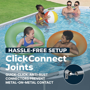 Bestway Steel Pro MAX 16' x 10' x 42" Oval Above Ground Swimming Pool Set