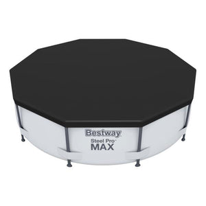 Bestway Flowclear Round 10' Pool Cover for Above Ground Frame Pools (Cover Only)