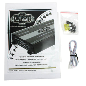 Pyramid PB715X 1000W 2 Channel Car Audio Amplifier Power Amp MOSFET 2 Ohm