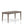 Rustic Dining Table 2 Storage Drawers And Leaf - Gray