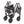 Seina 150lb Capacity Collapsible Steel Outdoor Utility Wagon Cart, Gray/Black
