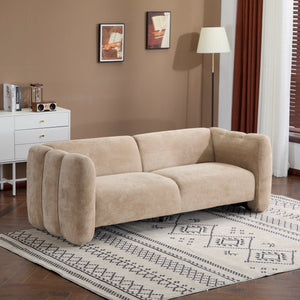 Tonson 83" 3-Seater Velvet Sofa, Wave Design